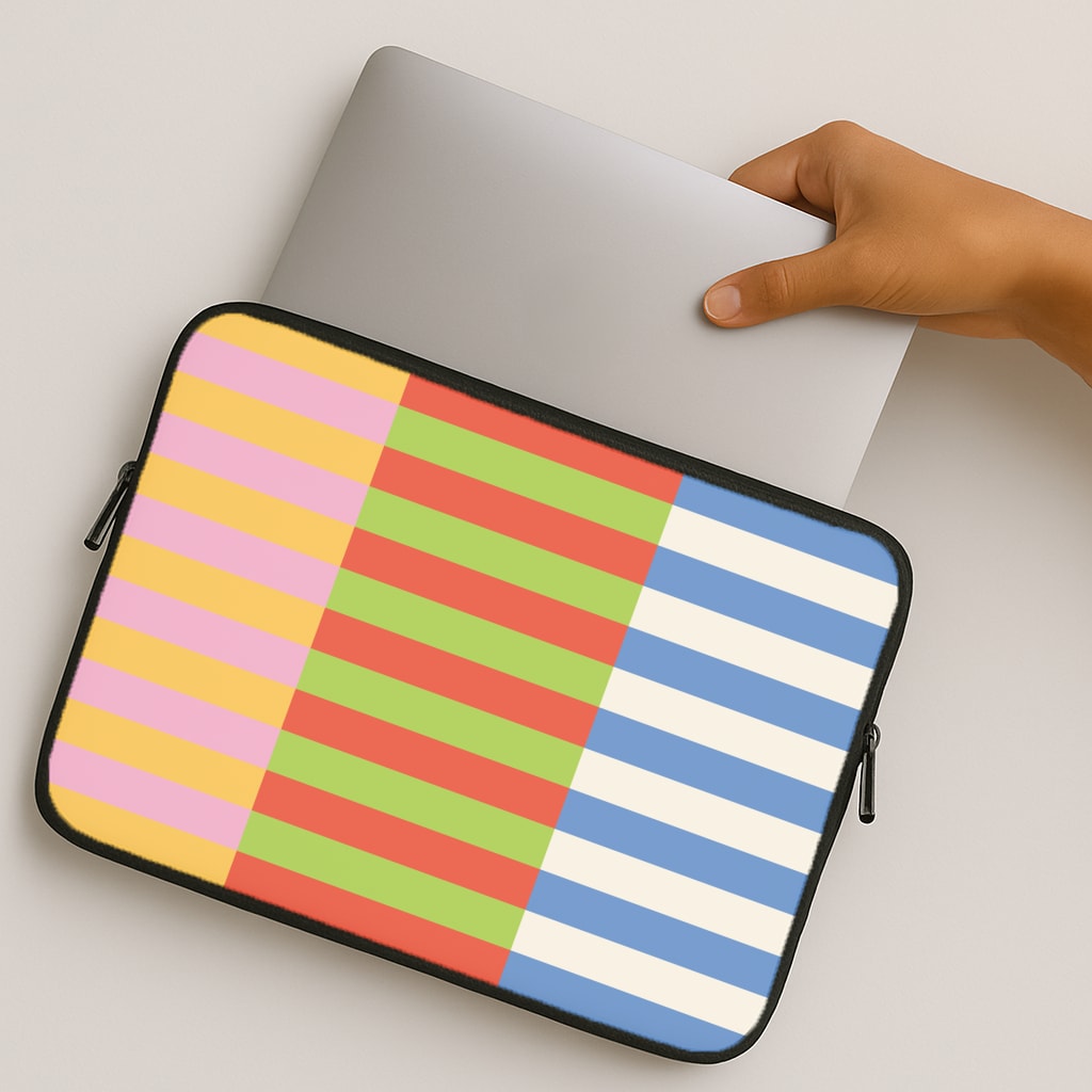 Colourful Stripes Pattern MacBook Case