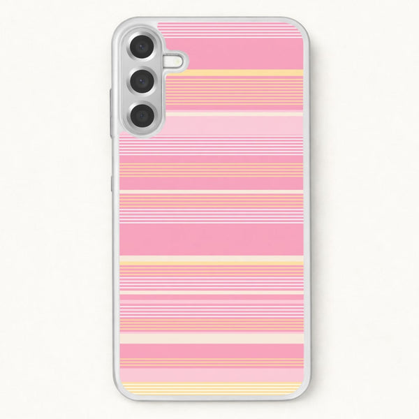 Blush Butter Stripes Phone Case - Galaxy A57 / Standard
