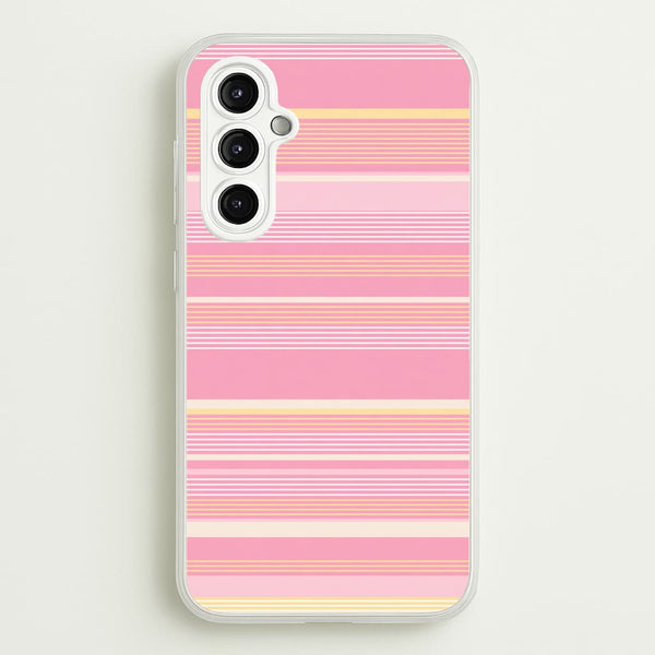 Blush Butter Stripes Phone Case - Galaxy A14 / Standard