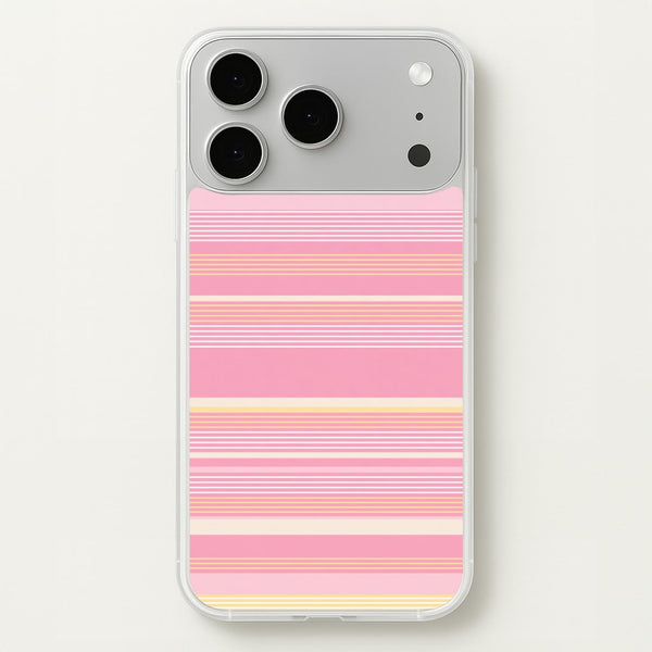Blush Butter Stripes Phone Case - iPhone 17 Pro / Standard