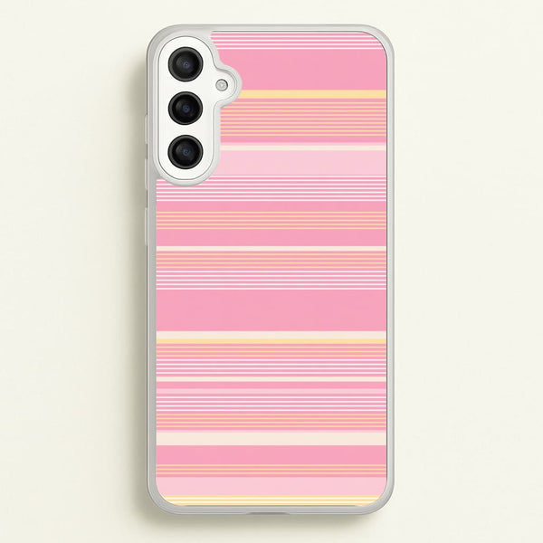 Blush Butter Stripes Phone Case - Galaxy A36 / Standard