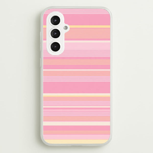 Blush Butter Stripes Phone Case - Galaxy S23FE / Standard