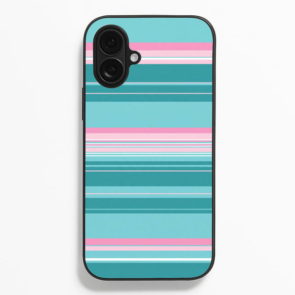 Candy Stripe Blush Phone Case - iPhone 16 Plus / Standard