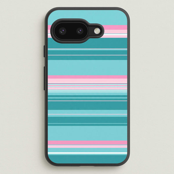 Candy Stripe Blush Phone Case - Google Pixel 9a / Standard