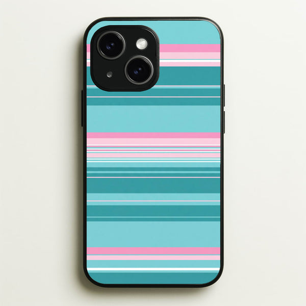 Candy Stripe Blush Phone Case - iPhone 15 / Standard