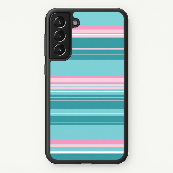 Candy Stripe Blush Phone Case - Galaxy S22 Plus / Standard