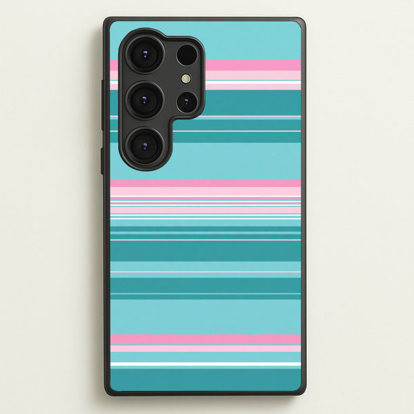 Candy Stripe Blush Phone Case - Galaxy S25 Ultra / Standard