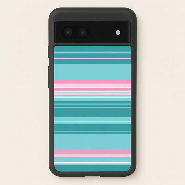 Candy Stripe Blush Phone Case - Google Pixel 7a / Standard