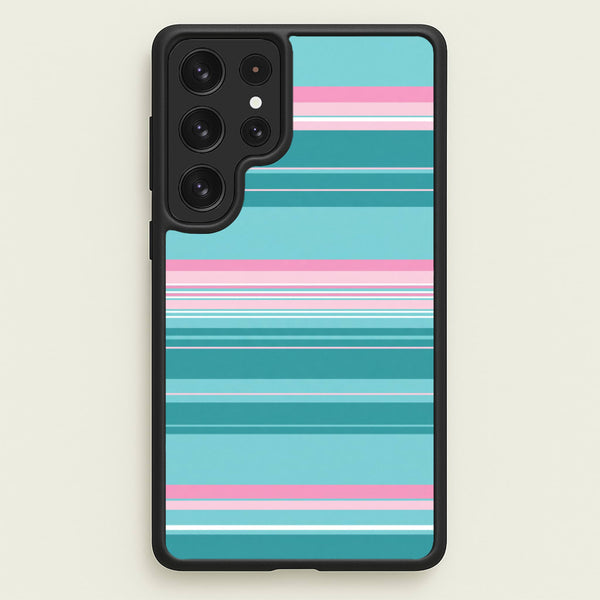 Candy Stripe Blush Phone Case - Galaxy S22 Ultra / Standard