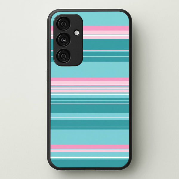 Candy Stripe Blush Phone Case - Galaxy A55 / Standard