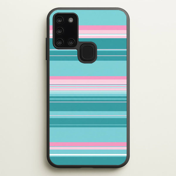 Candy Stripe Blush Phone Case - Galaxy A21s / Standard