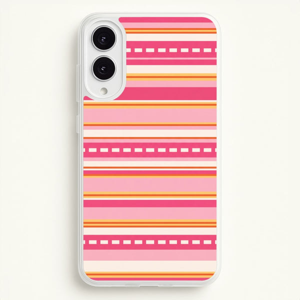 Sunset Stripe Bands Phone Case - Galaxy S25 Edge / Standard
