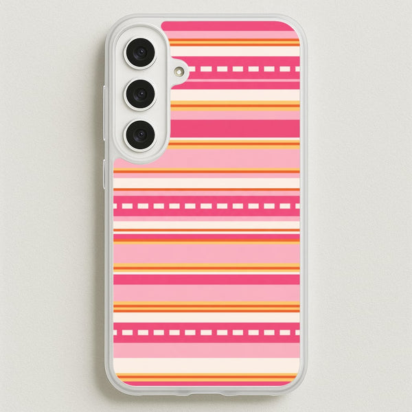 Sunset Stripe Bands Phone Case - Galaxy S25FE / Standard