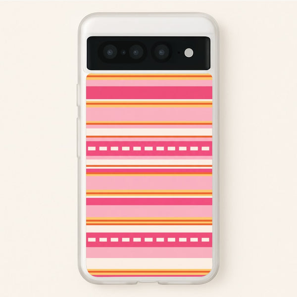 Sunset Stripe Bands Phone Case - Google Pixel 7 Pro / Standard