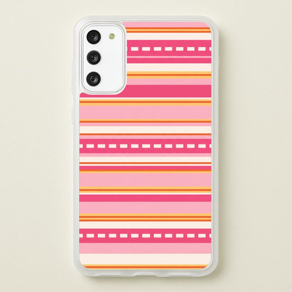 Sunset Stripe Bands Phone Case - Galaxy S20FE / Standard