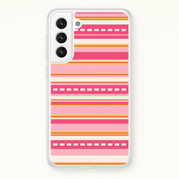 Sunset Stripe Bands Phone Case - Galaxy S22 Plus / Standard