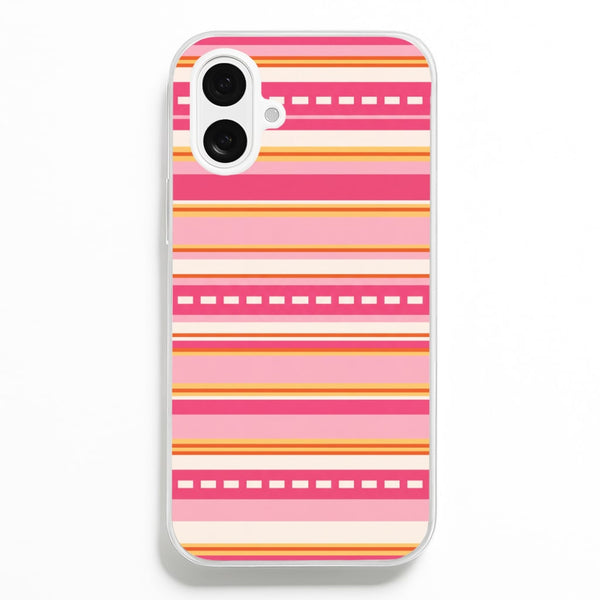 Sunset Stripe Bands Phone Case - iPhone 16 Plus / Standard