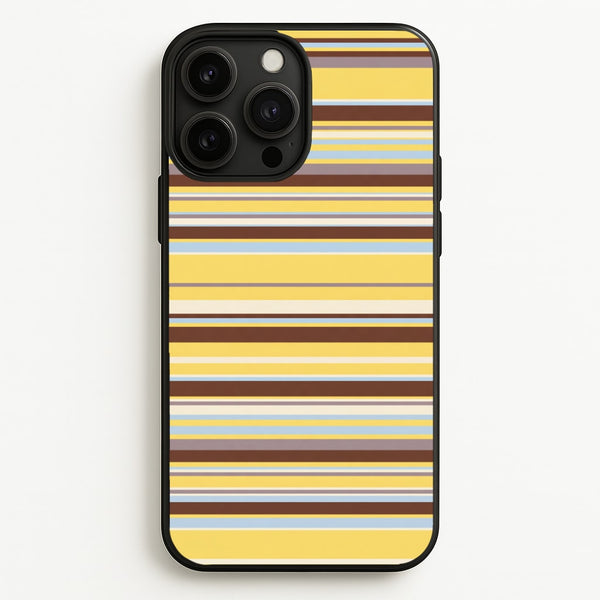 Cocoa Blue Stripe Phone Case - iPhone 13 Pro / Standard