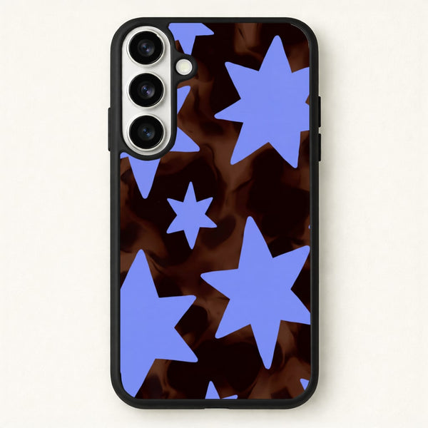 Tortoiseshell Star Scatter Phone Case - Galaxy S26 Plus / Standard