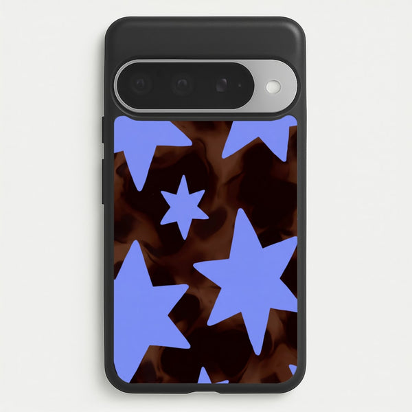 Tortoiseshell Star Scatter Phone Case - Google Pixel 10 Pro XL / Standard