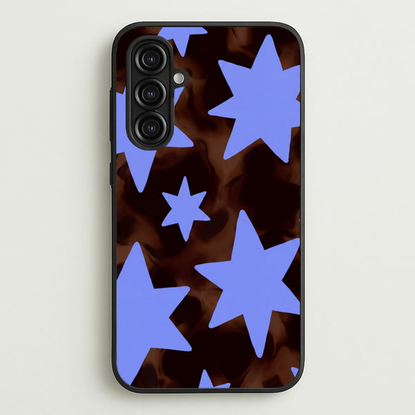 Tortoiseshell Star Scatter Phone Case - Galaxy A16 / Standard