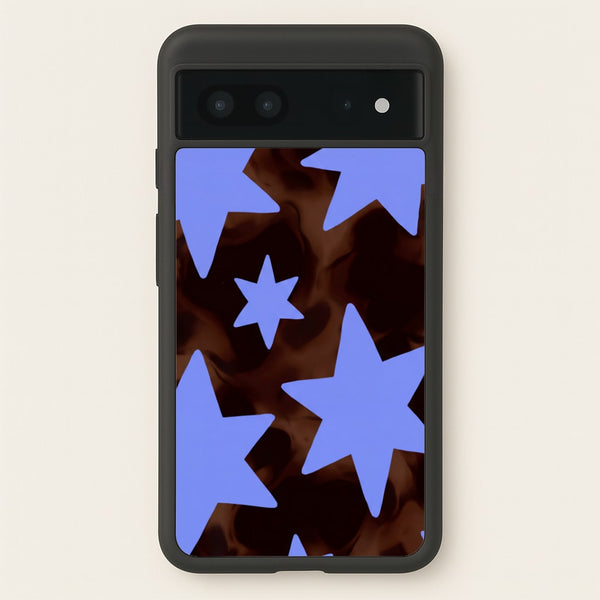 Tortoiseshell Star Scatter Phone Case - Google Pixel 7 / Standard