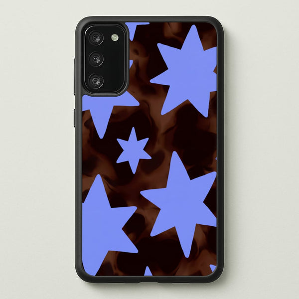 Tortoiseshell Star Scatter Phone Case - Galaxy S20 / Standard