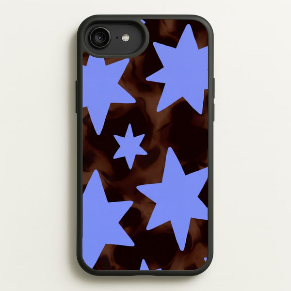 Tortoiseshell Star Scatter Phone Case - iPhone 6 Plus / 7 Plus / 8 Plus / Standard