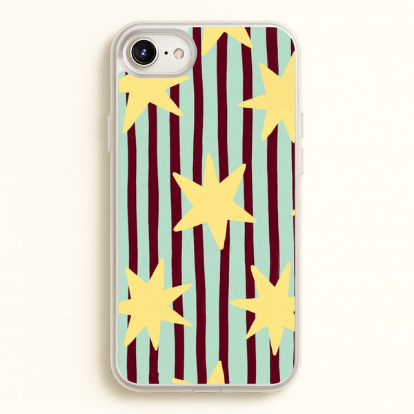 Butter Stars On Stripes Phone Case - iPhone 6 Plus / 7 Plus / 8 Plus / Standard