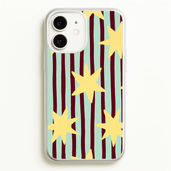 Butter Stars On Stripes Phone Case - iPhone 11 / Standard
