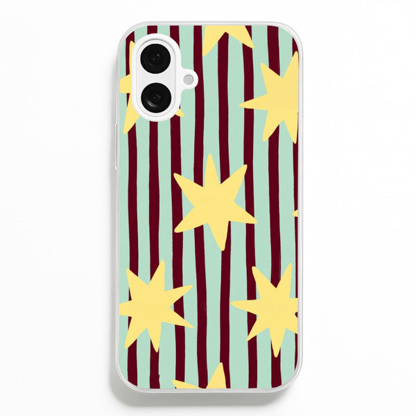 Butter Stars On Stripes Phone Case - iPhone 16 / Standard