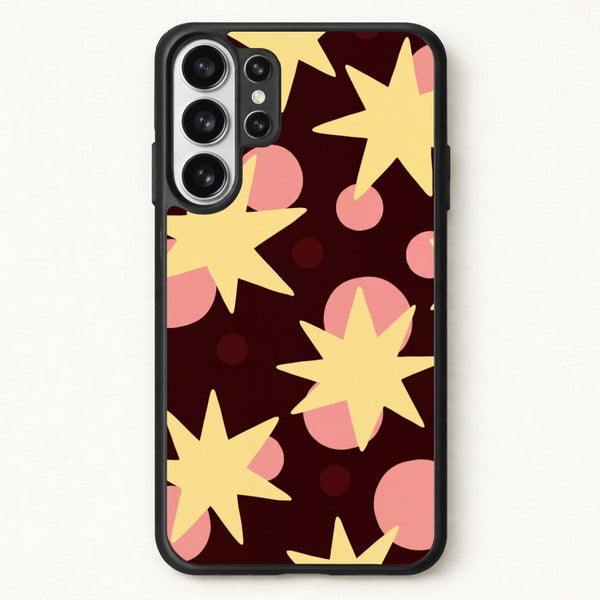 Cherry Stars And Spots Phone Case - Galaxy S26 Ultra / Standard