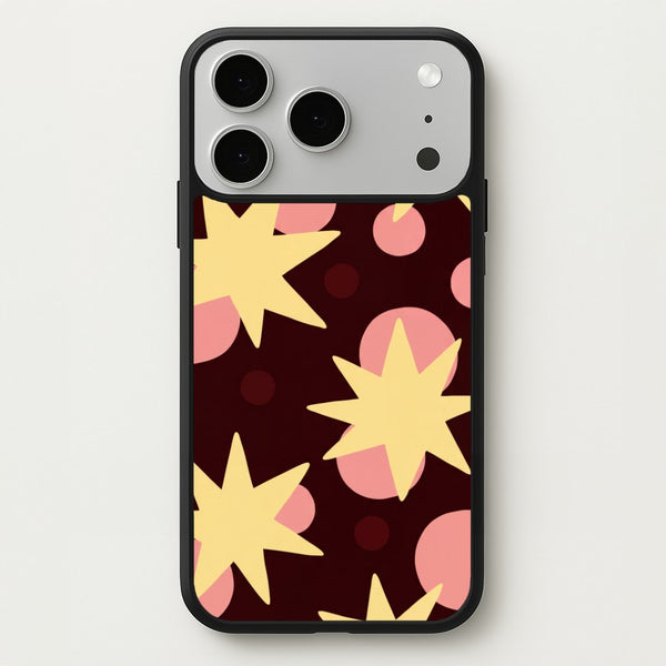 Cherry Stars And Spots Phone Case - iPhone 17 Pro Max / Standard