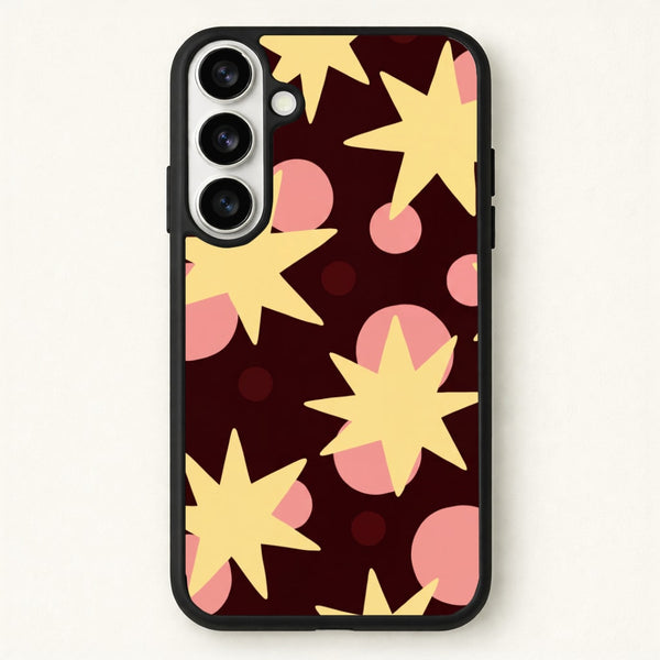 Cherry Stars And Spots Phone Case - Galaxy S26 / Standard