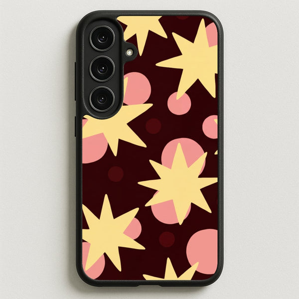 Cherry Stars And Spots Phone Case - Galaxy S25FE / Standard