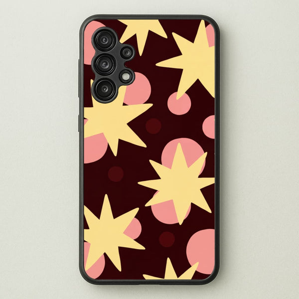 Cherry Stars And Spots Phone Case - Galaxy A13 / Standard