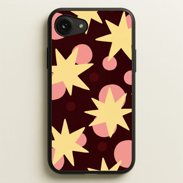 Cherry Stars And Spots Phone Case - iPhone 16e / Standard