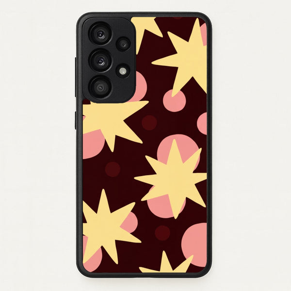 Cherry Stars And Spots Phone Case - Galaxy A33 / Standard