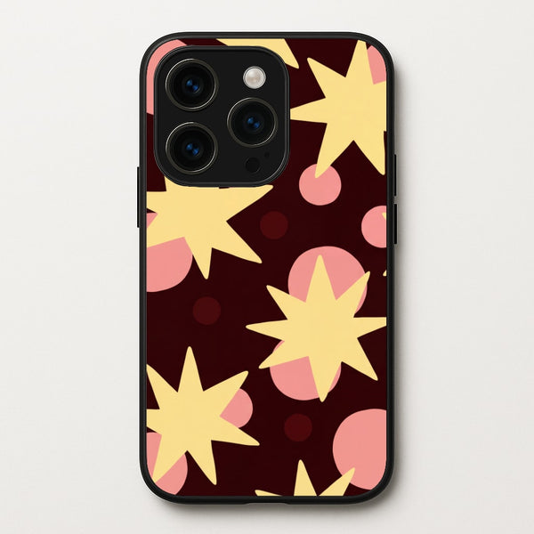 Cherry Stars And Spots Phone Case - iPhone 14 Pro / Standard