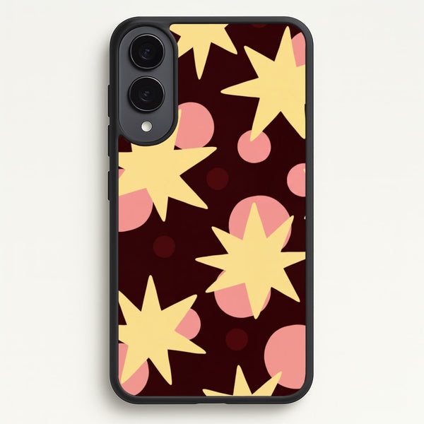 Cherry Stars And Spots Phone Case - Galaxy S25 Edge / Standard