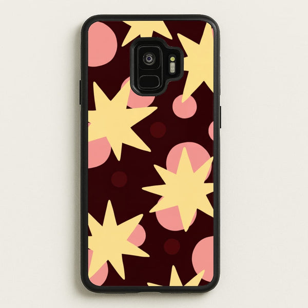 Cherry Stars And Spots Phone Case - Galaxy S9 / Standard