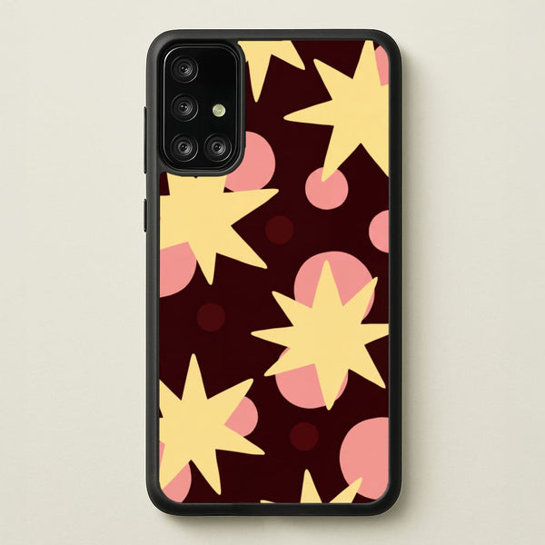 Cherry Stars And Spots Phone Case - Galaxy A71 / Standard