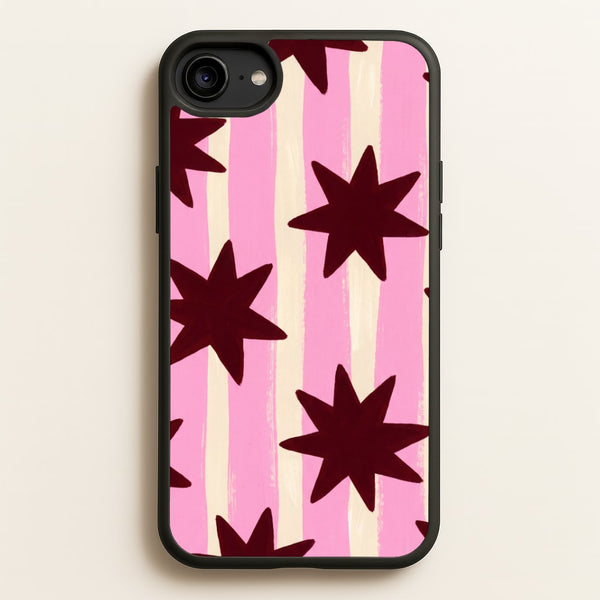 Painted Stripes And Stars Phone Case - iPhone 6 / 7 / 8 / SE / Standard