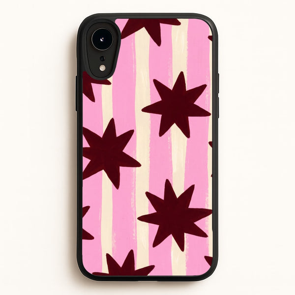 Painted Stripes And Stars Phone Case - iPhone XR / Standard