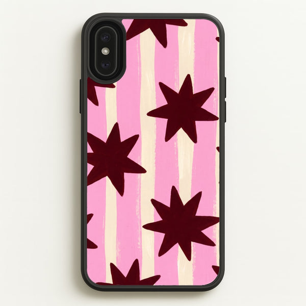 Painted Stripes And Stars Phone Case - iPhone XS Max / Standard