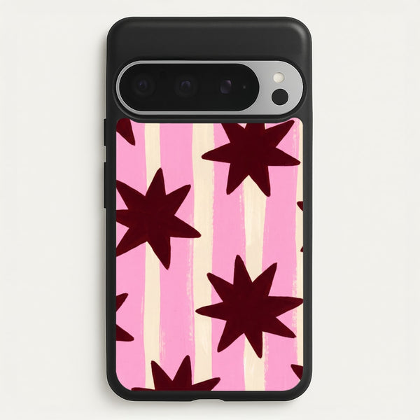 Painted Stripes And Stars Phone Case - Google Pixel 9 Pro XL / Standard