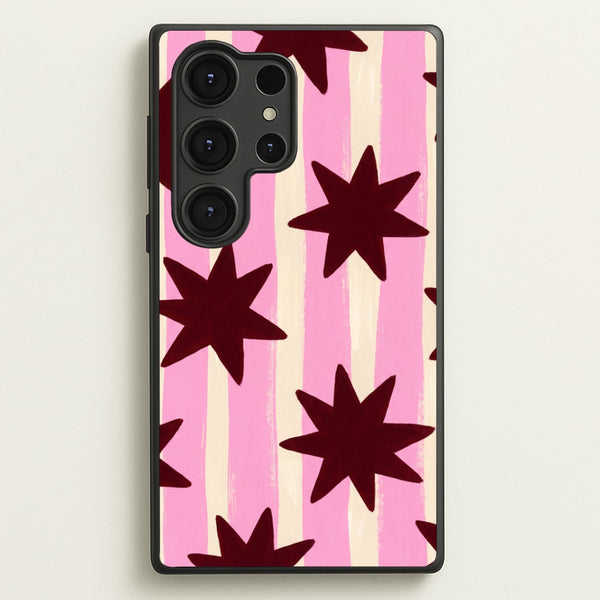 Painted Stripes And Stars Phone Case - Galaxy S25 Ultra / Standard