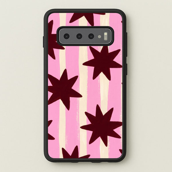 Painted Stripes And Stars Phone Case - Galaxy S10 / Standard