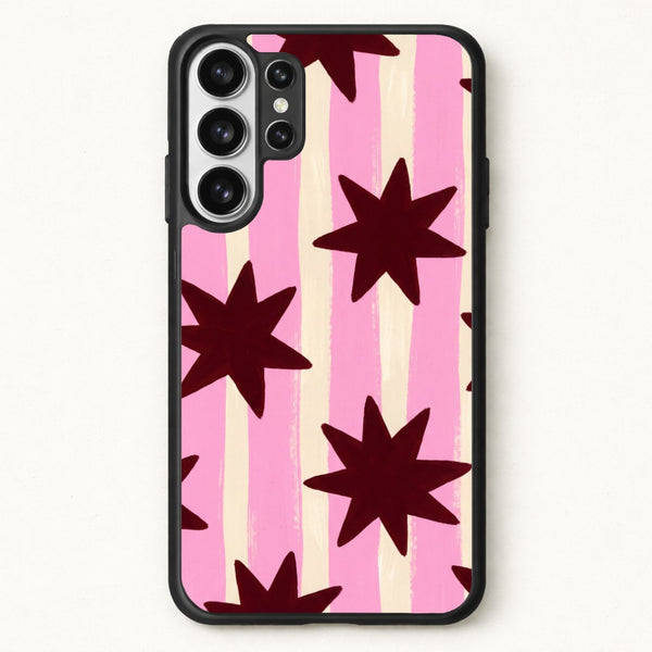 Painted Stripes And Stars Phone Case - Galaxy S26 Ultra / Standard