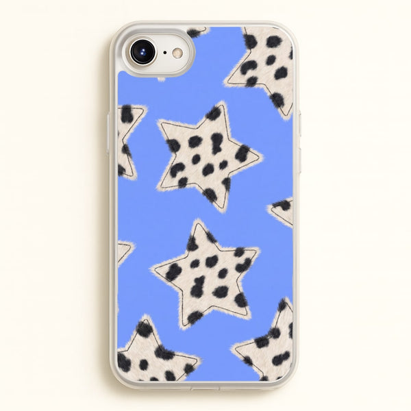 Fuzzy Cow Stars Phone Case - iPhone 6 Plus / 7 Plus / 8 Plus / Standard